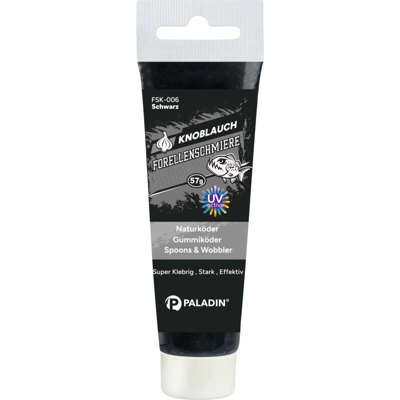 Paladin Forellenschmiere Fluo Knoblauch Schwarz 57g