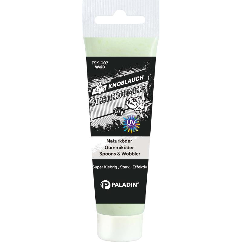 Paladin Forellenschmiere Fluo Knoblauch Wei&szlig; 57g