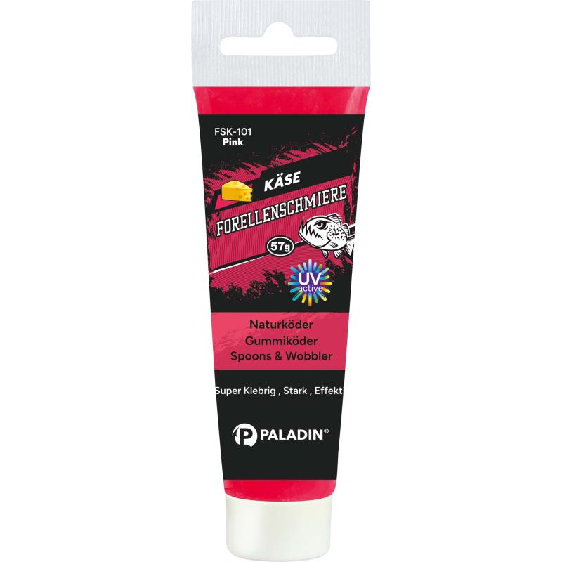 Paladin Forellenschmiere Fluo K&auml;se Pink 57g