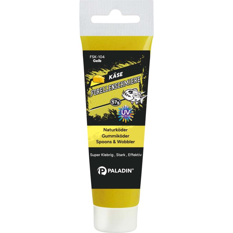 Paladin Forellenschmiere Fluo K&auml;se Gelb 57g
