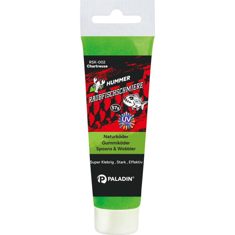 Paladin Raubfischschmiere Fluo Hummer Chartreuse 57g