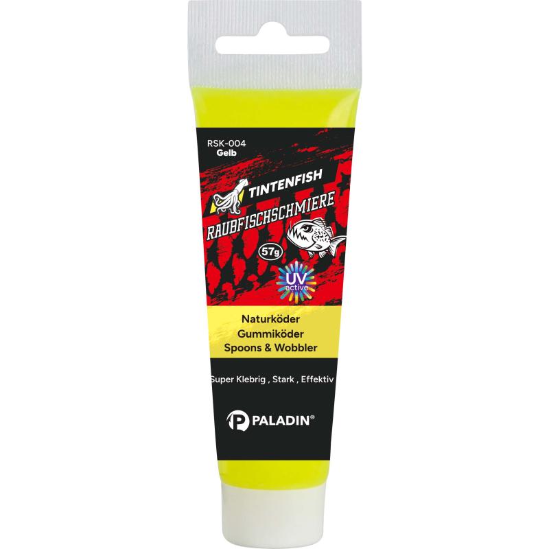 Paladin Raubfischschmiere Fluo Tintenfisch Gelb 57g