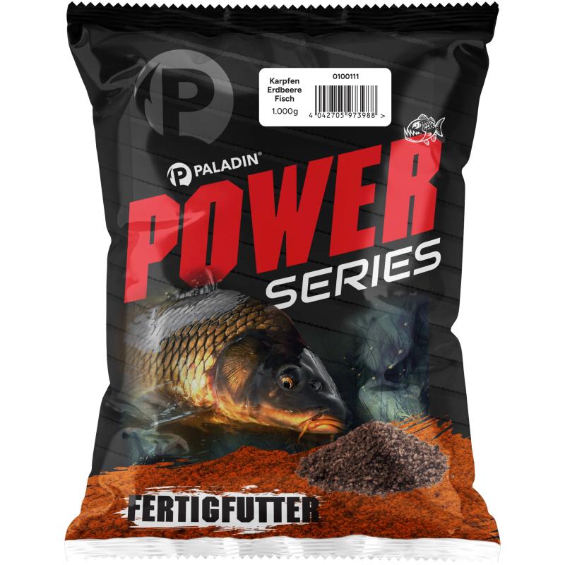 Paladin Grundfutter Power Karpfen Erdbeere Fisch 1.000g
