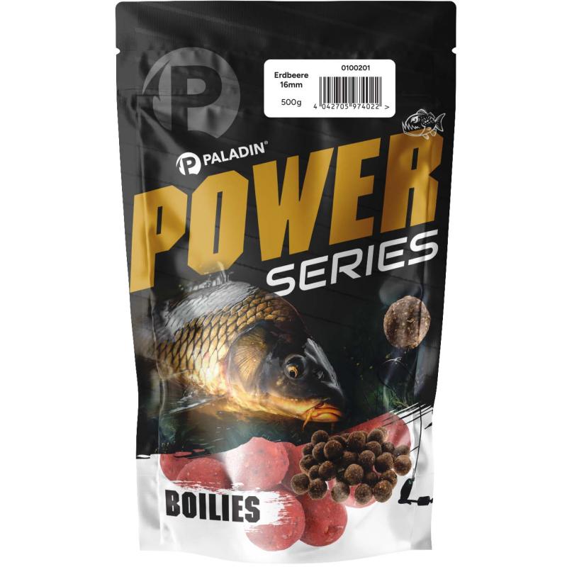 Paladin Boilies Power Erdbeere 16mm 500g