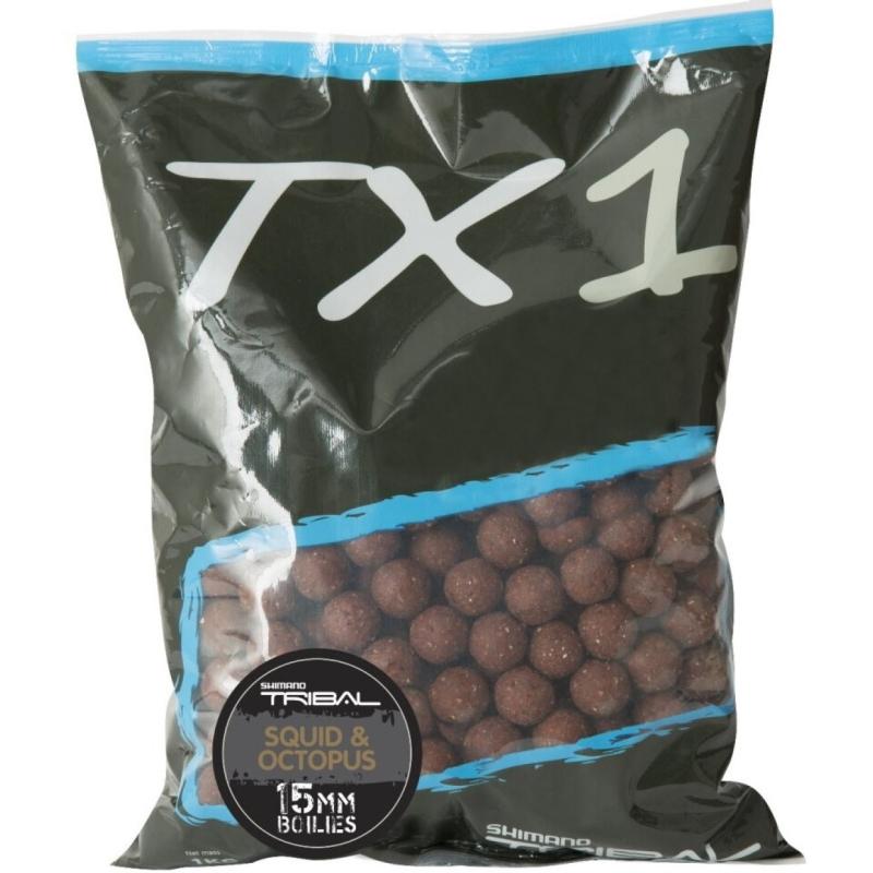 Shimano TX1 Squid & Octopus Boilie 15mm, 1kg