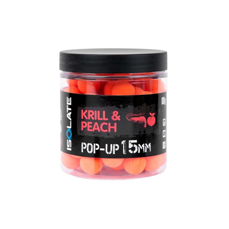 Shimano Bait ISO Pop-Up Krill Peach 15mm - 80g Fluoro Orange