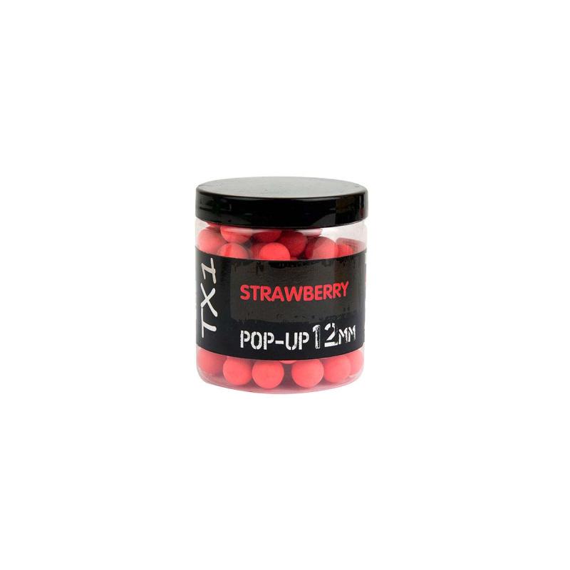 Shimano Bait TX1 Pop-up Strawberry 12mm - 50g Fluoro Red