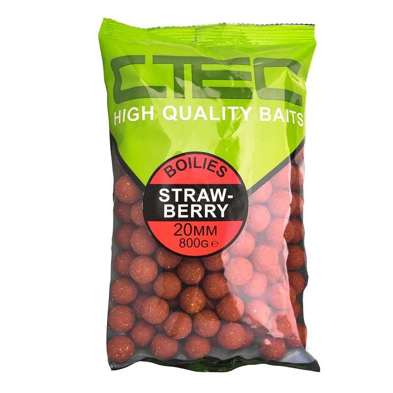 Ctec Strawberry Boilies 20mm 800g