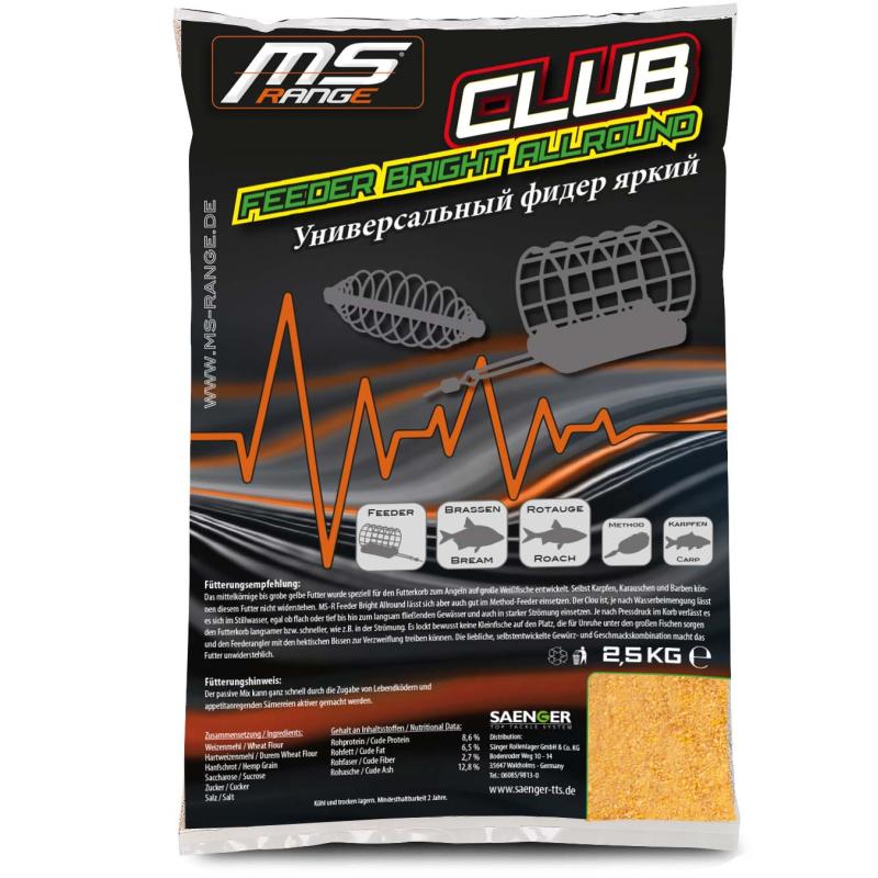 MS Range Club Feeder Bright 2,5kg