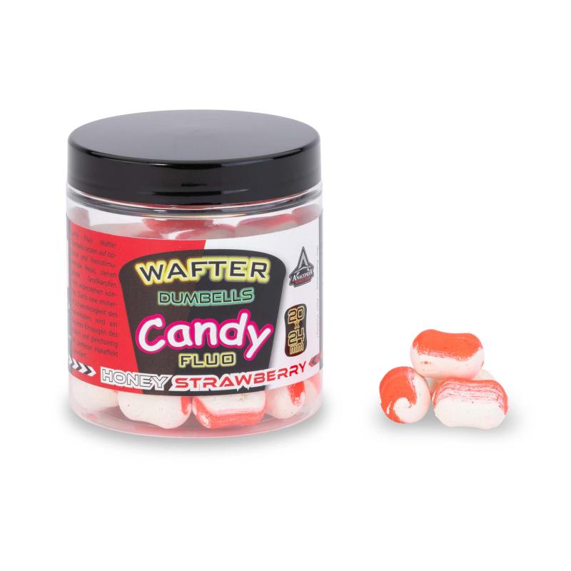 Anac Candyfl.Wafter Dumbells 20X24mm Straw./Honey