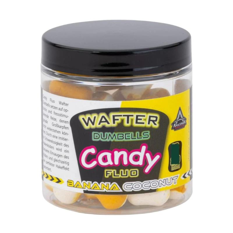 Anac Candyfl.Wafter Dumbells 20X24mm Coco/Banana
