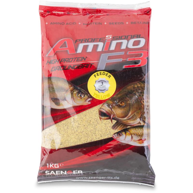 S&auml;nger Amino F3 Feeder Yellow Groundbait 1kg