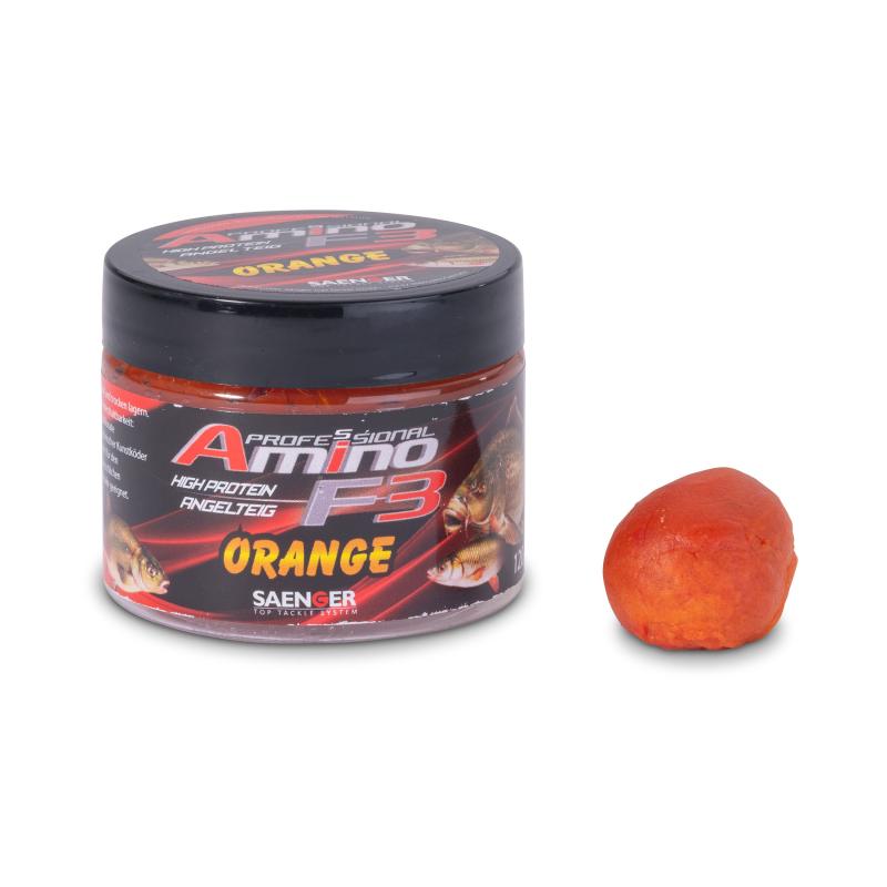 Produktbild S&auml;nger Amino F3 Angelteig 120g Orange