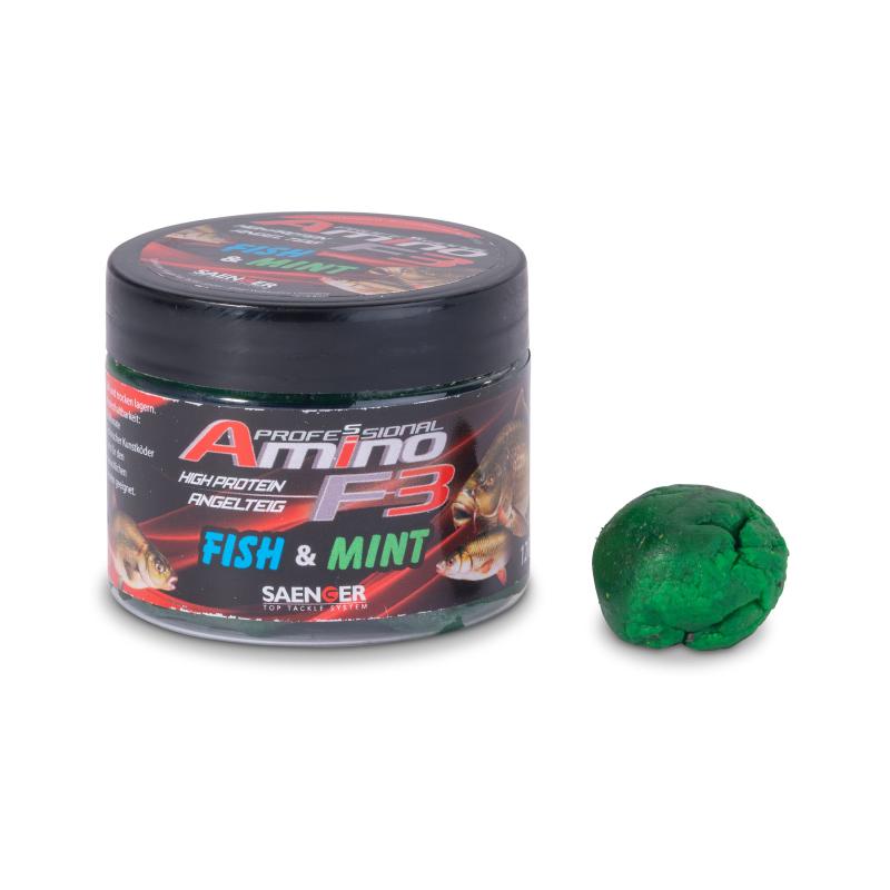 Produktbild S&auml;nger Amino F3 Angelteig 120g Fish & Mint