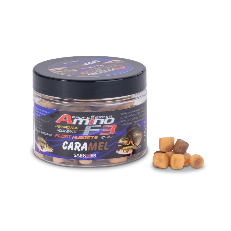S&auml;nger Amino F3 Mini Float Nuggets Caramel 50g/8x6mm