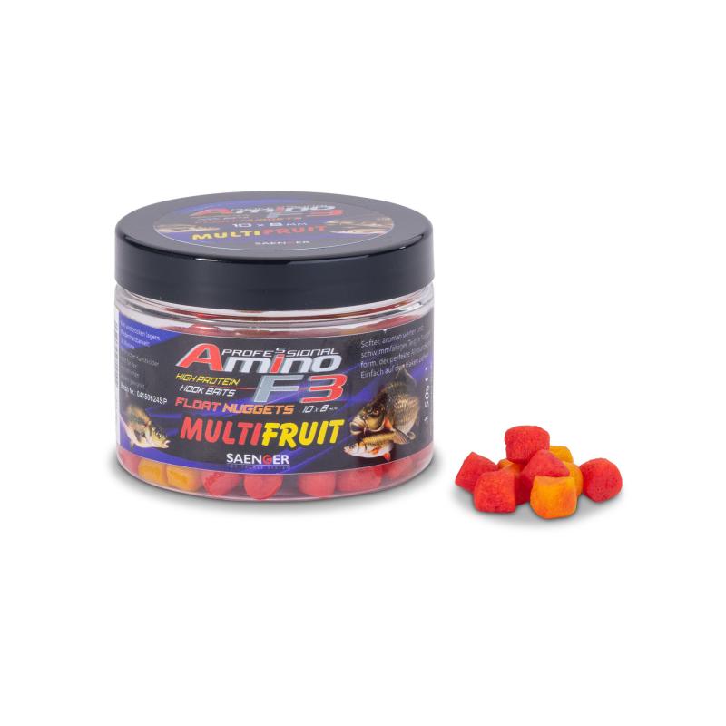 Produktbild S&auml;nger Amino F3 Midi Float Nuggets Multifruit 50g/10x8mm