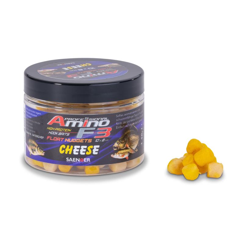 Produktbild S&auml;nger Amino F3 Midi Float Nuggets Cheese 50g/10x8mm