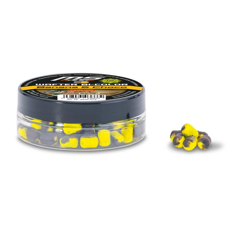 MS-RANGE Wafter Bi-Color Dumbells 7 x 10mm Banana & Choco