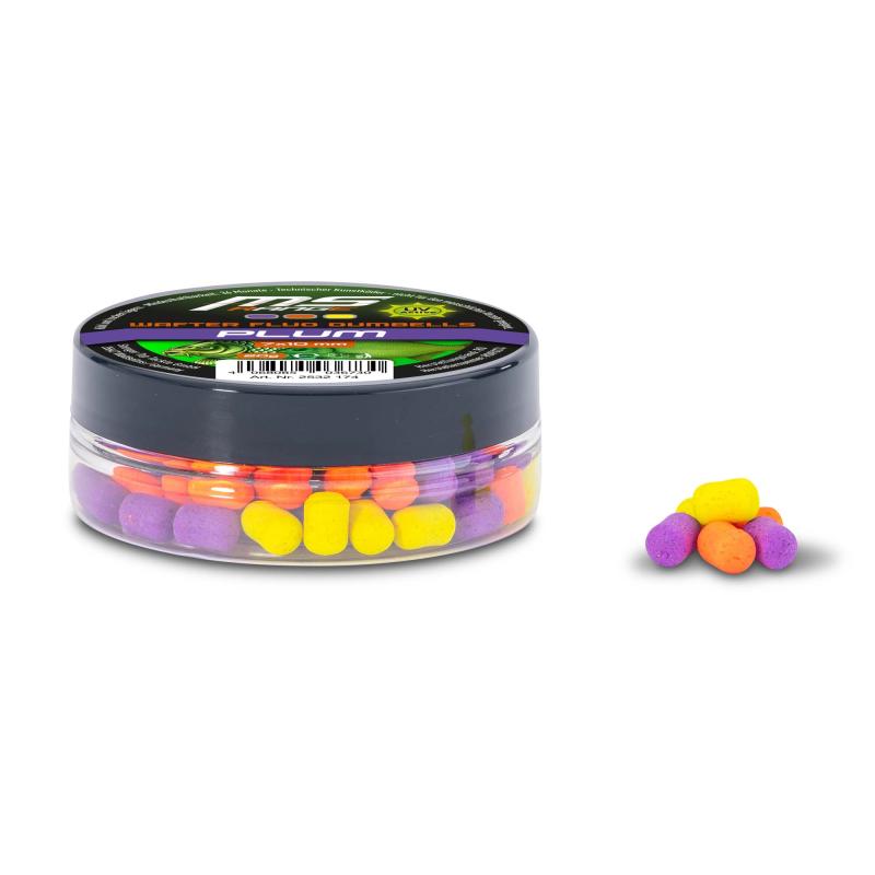 MS-RANGE Wafter Fluo Dumbells  Mix 7 x 10mm Plum