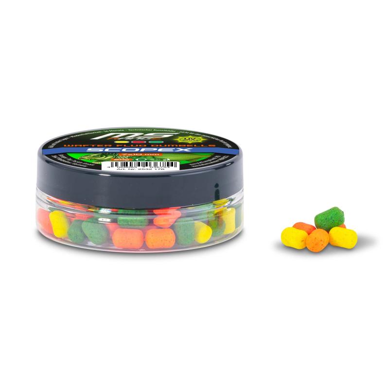 MS-RANGE Wafter Fluo Dumbells  Mix 7 x 10mm Scopex