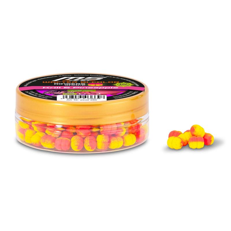 MS-RANGE Ringers shape Wafter Bi-Color 7 x 8 mm Krill & Pineapple