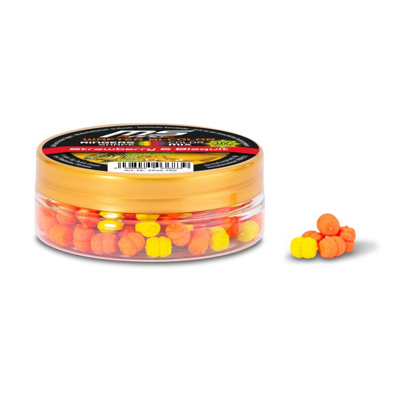 MS-RANGE Ringers shape Wafter Mix 7 x 8 mm Strawberr &  Bisquit