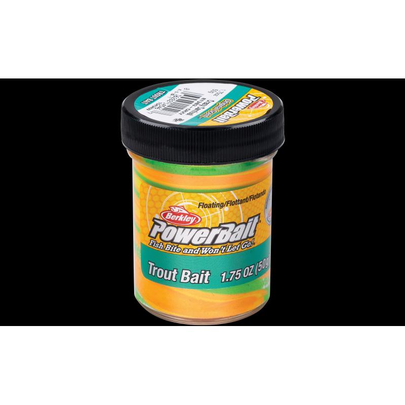 Berkley PowerBait Trout Bait Tri. Swirls Carnival