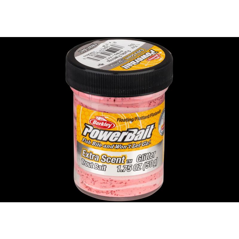 Berkley Powerbait&reg; Eu Trout Bait Glitter Swirls Funky Flamingo