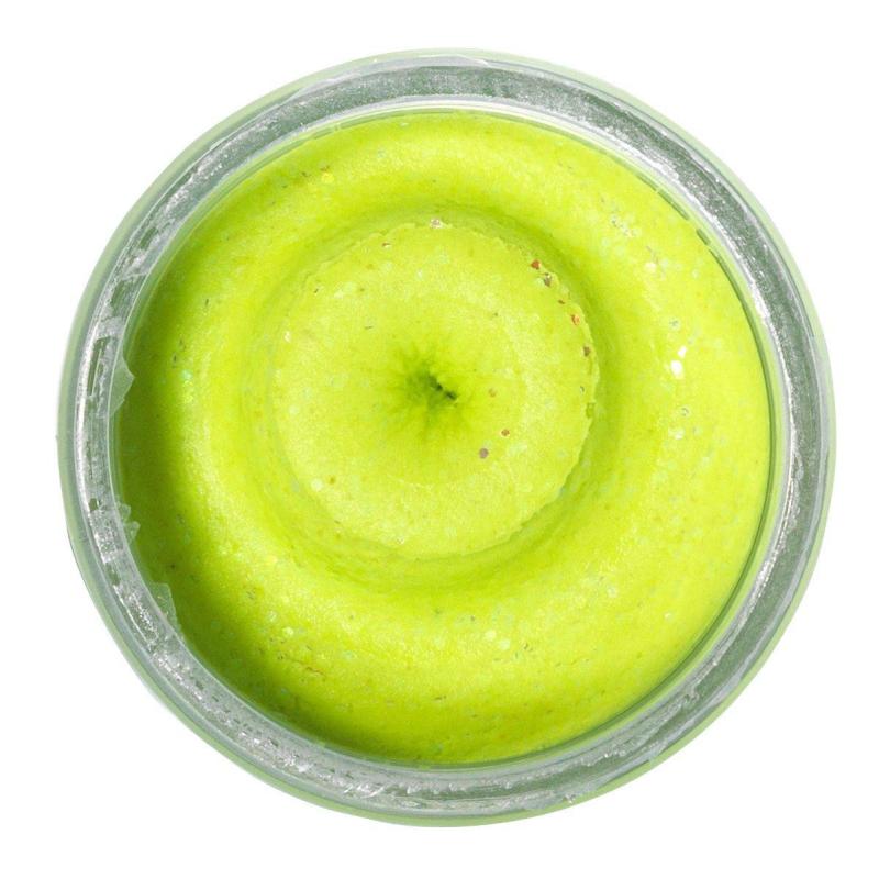 Berkley Powerbait&reg; Eu Natural Glitter Trout Dough Garlic Chartreuse