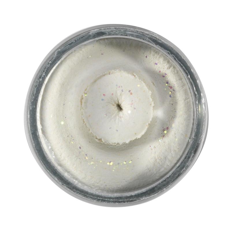 Berkley Powerbait&reg; Eu Natural Glitter Trout Dough Garlic White