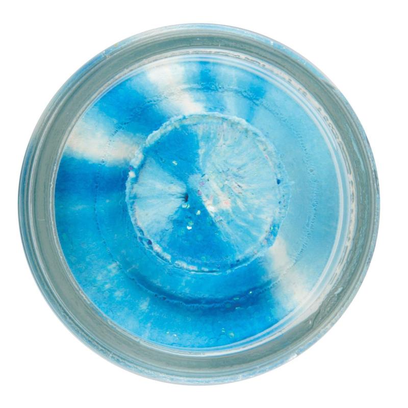 Berkley Powerbait&reg; Eu Natural Glitter Trout Dough Garlic White/Blue