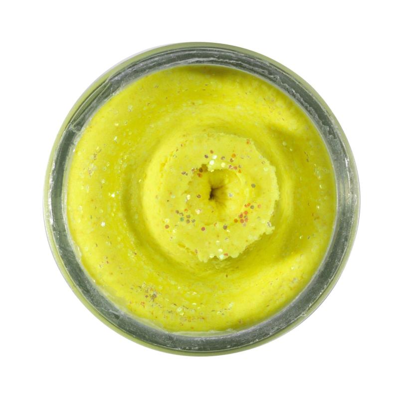 Produktbild Berkley Powerbait&reg; Eu Natural Glitter Trout Dough Liver Sunshine Yellow Glitter