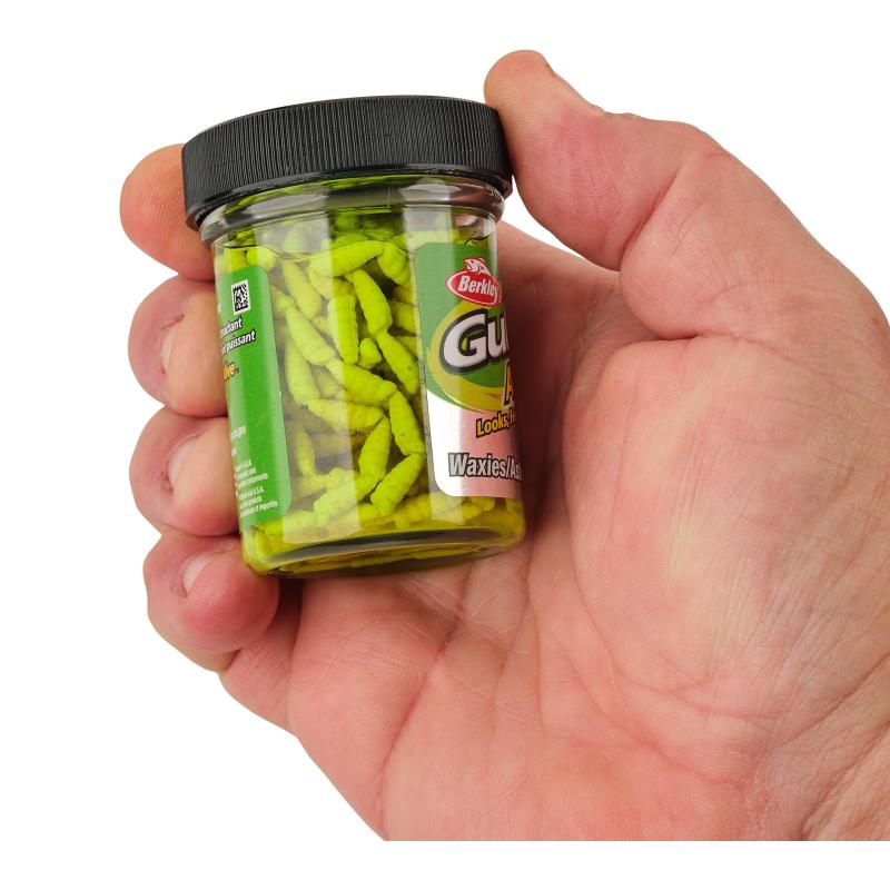Berkley Gulp! Alive! Waxies Chartreuse 1cm