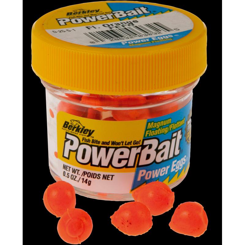 Berkley DOUGH Eggs FLOATING Magnum FEFO Fluo Orange