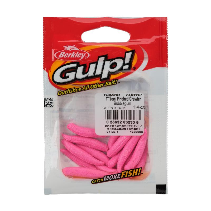 Berkley Gulp! - 1" Floating Crawler Bubblegum