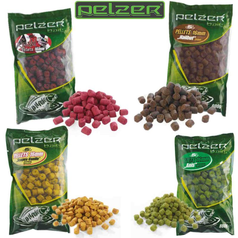Pelzer Pellets 800g 16mm green, Anis (Amur Spezial)