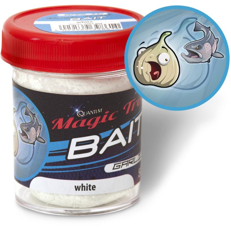 Quantum Trout Bait wei&szlig; Knoblauch 50g