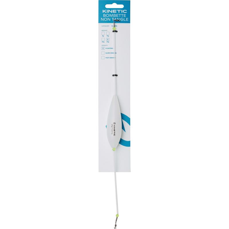 Kinetic Bombette Non Tangle Floating 8g White