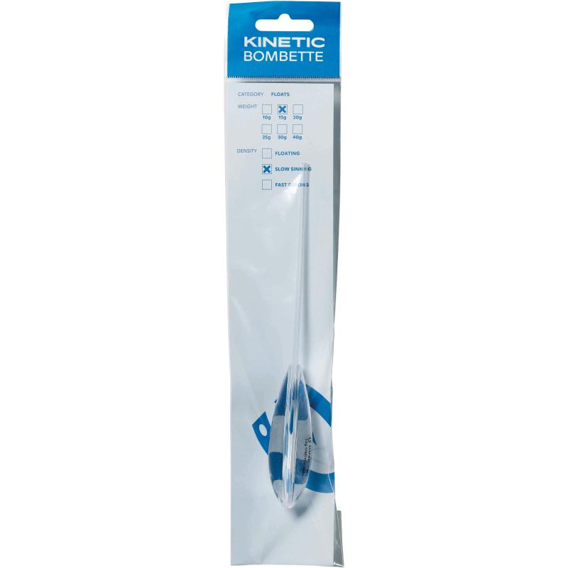 Kinetic Bombette Slow Sinking 15g Clear 1pce