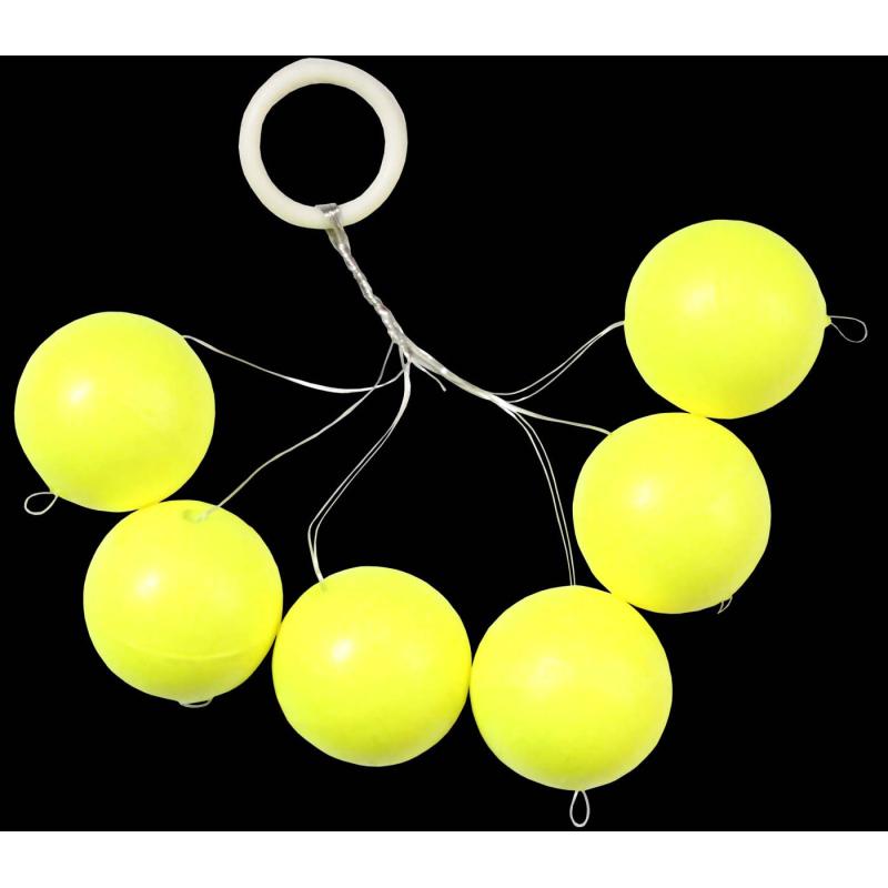 Produktbild Trout New Generation Trout Piloten rund gelb 12mm Inh.6 Stk.