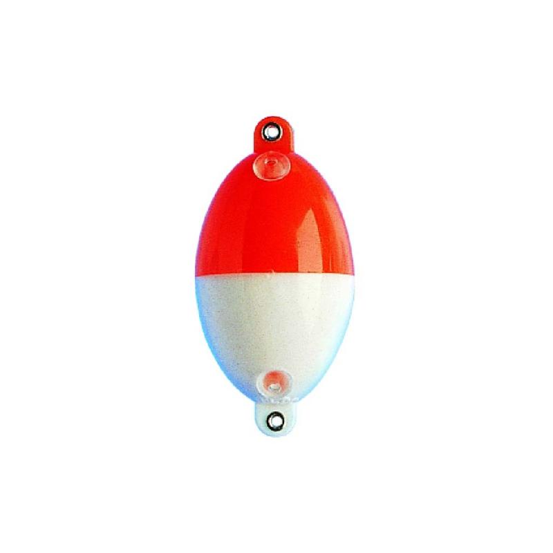 Produktbild JENZI Wasserkugel Oval mit Metall&ouml;sen, rot/wei&szlig;, Original Buldo, 30,0 g