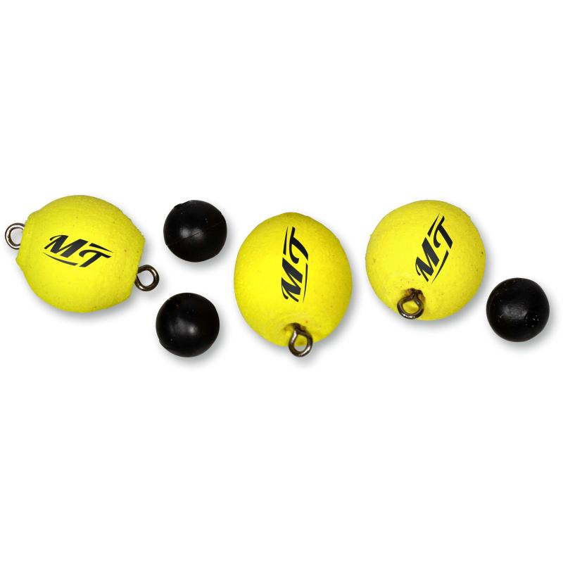 Zebco L: 10mm Magic Trout Posenwirbel G2 EVA neon gelb