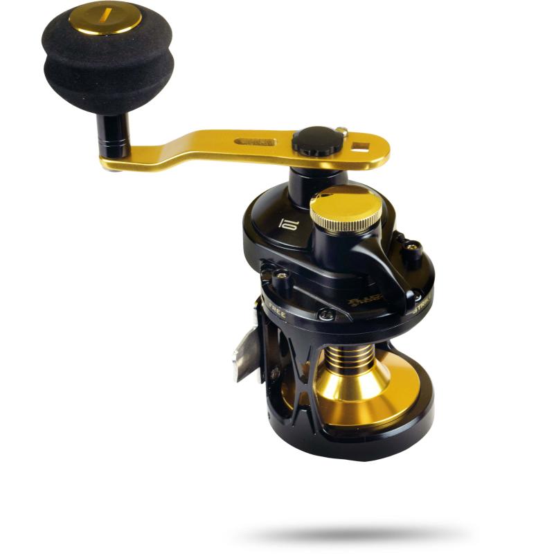 Black Cat Battle Cat Vertical Modell: 710 LH &middot;  Kugellager: 7 &middot;  345m/ 0,25mm &middot; Bremskr. 15kg / 33lb