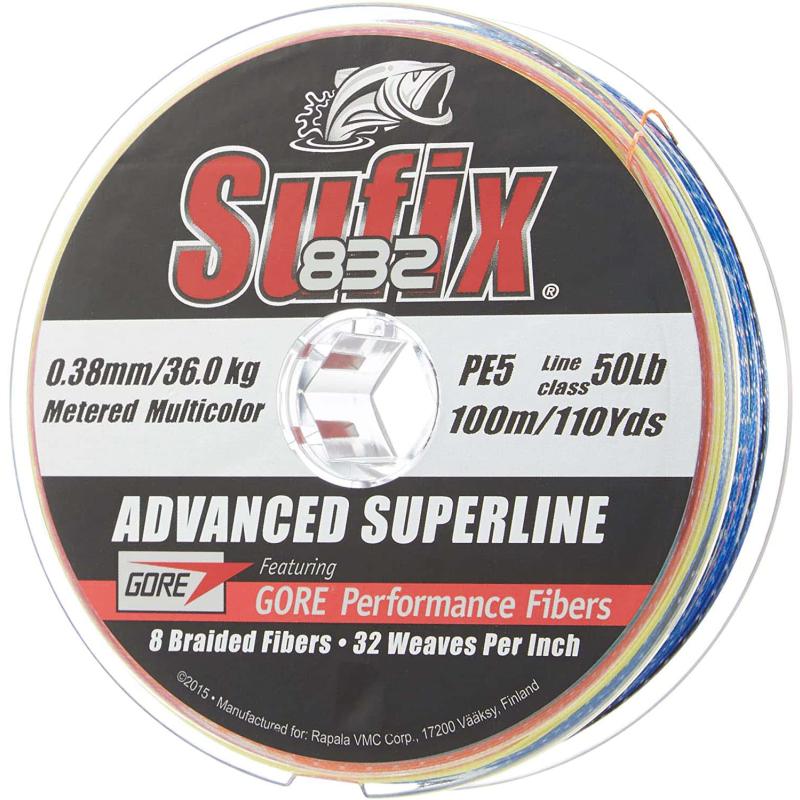 Sufix 832 Braid Multicolor 0,28mm 300m