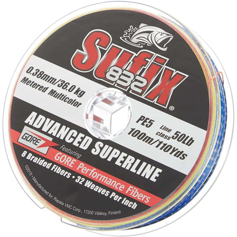Sufix 832 Braid Multicolor 0,28mm 300m