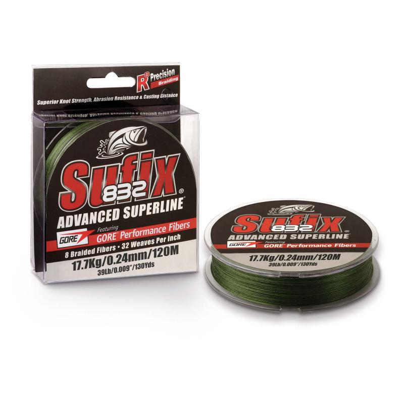 Sufix 832 Braid Vis Green 0,24mm 250m