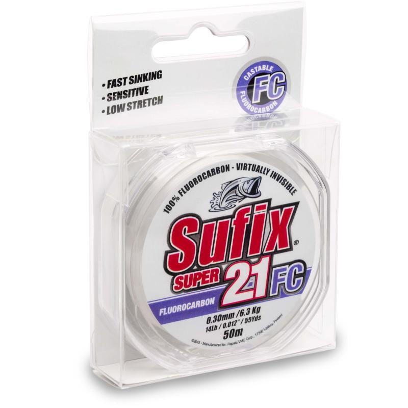 Sufix Super 21 Fluoro Clear 0,33mm 50m