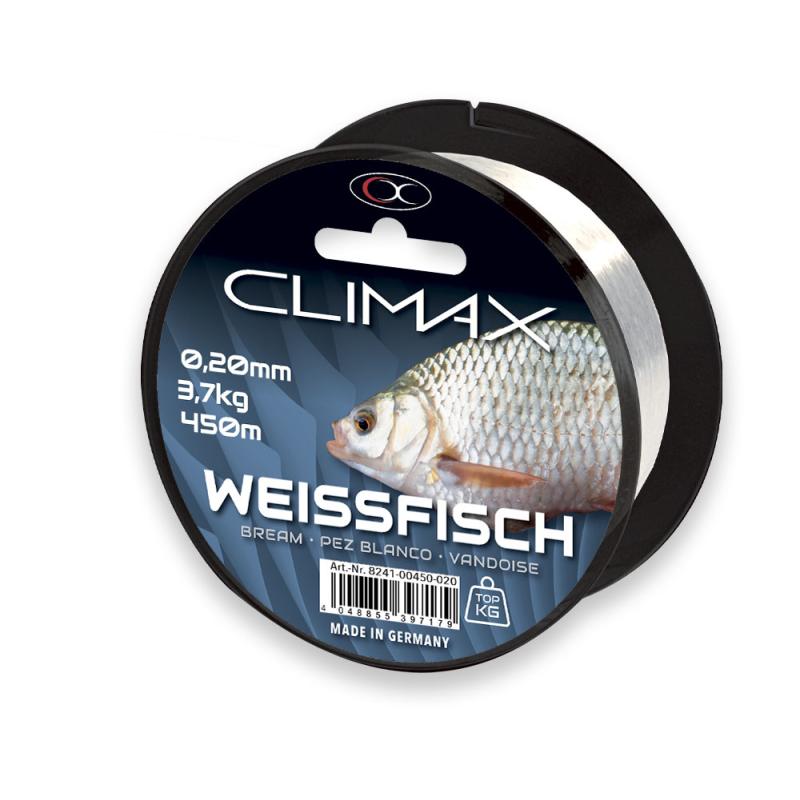Climax Zielfisch Weissfisch wei&szlig; 450m 0,20mm