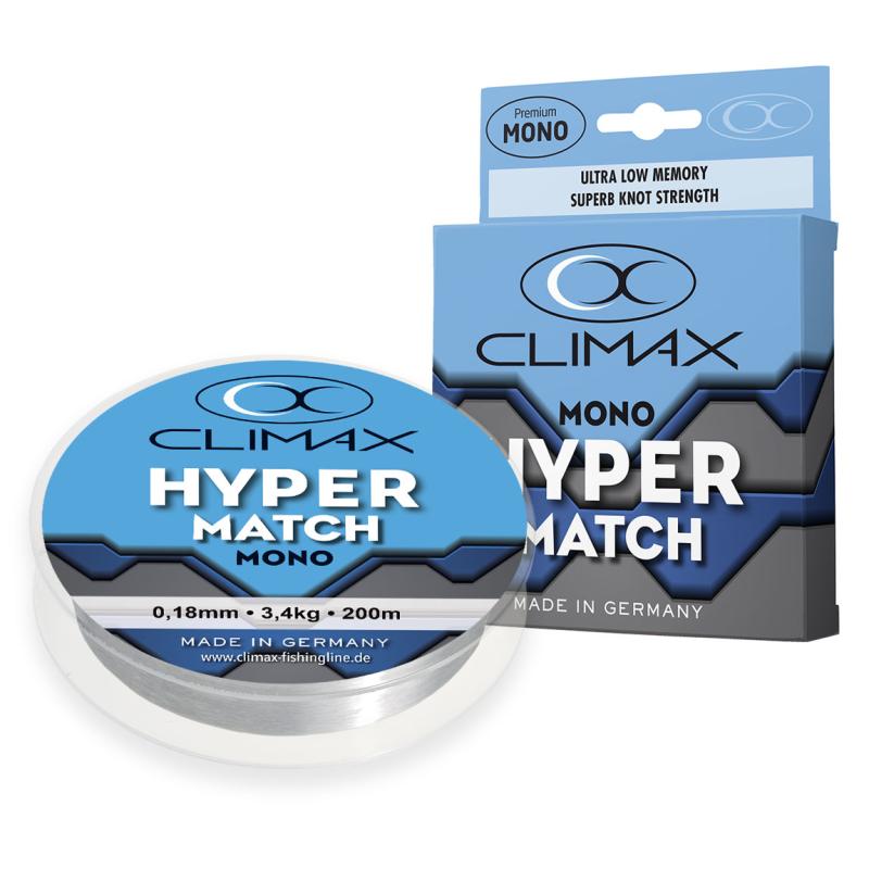 Climax HyperMatch silbergrau 200m 0,12mm