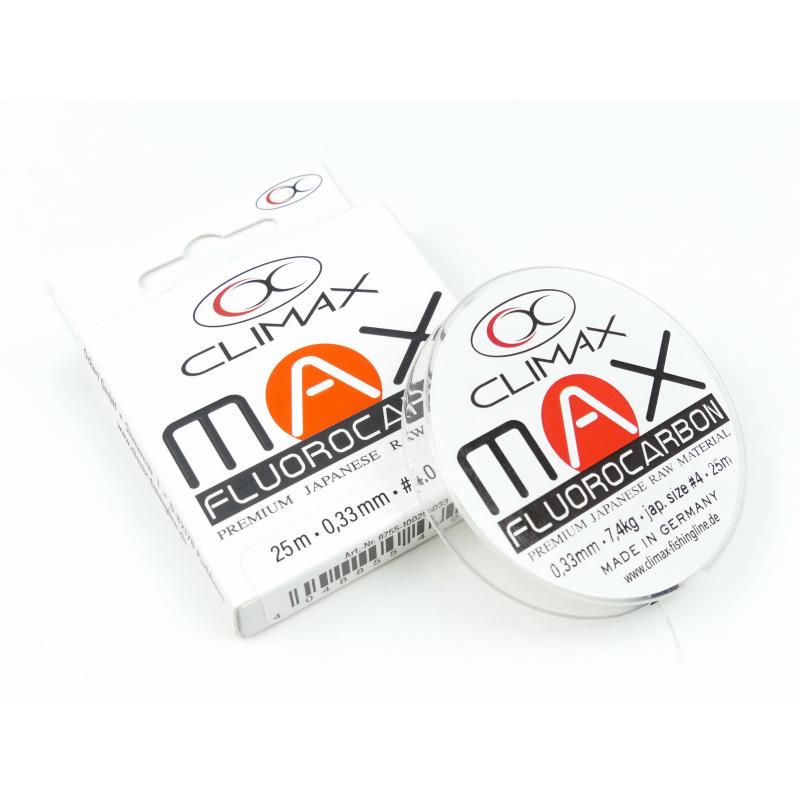 Climax Max Fluorocarbon clear 25m 0,83mm